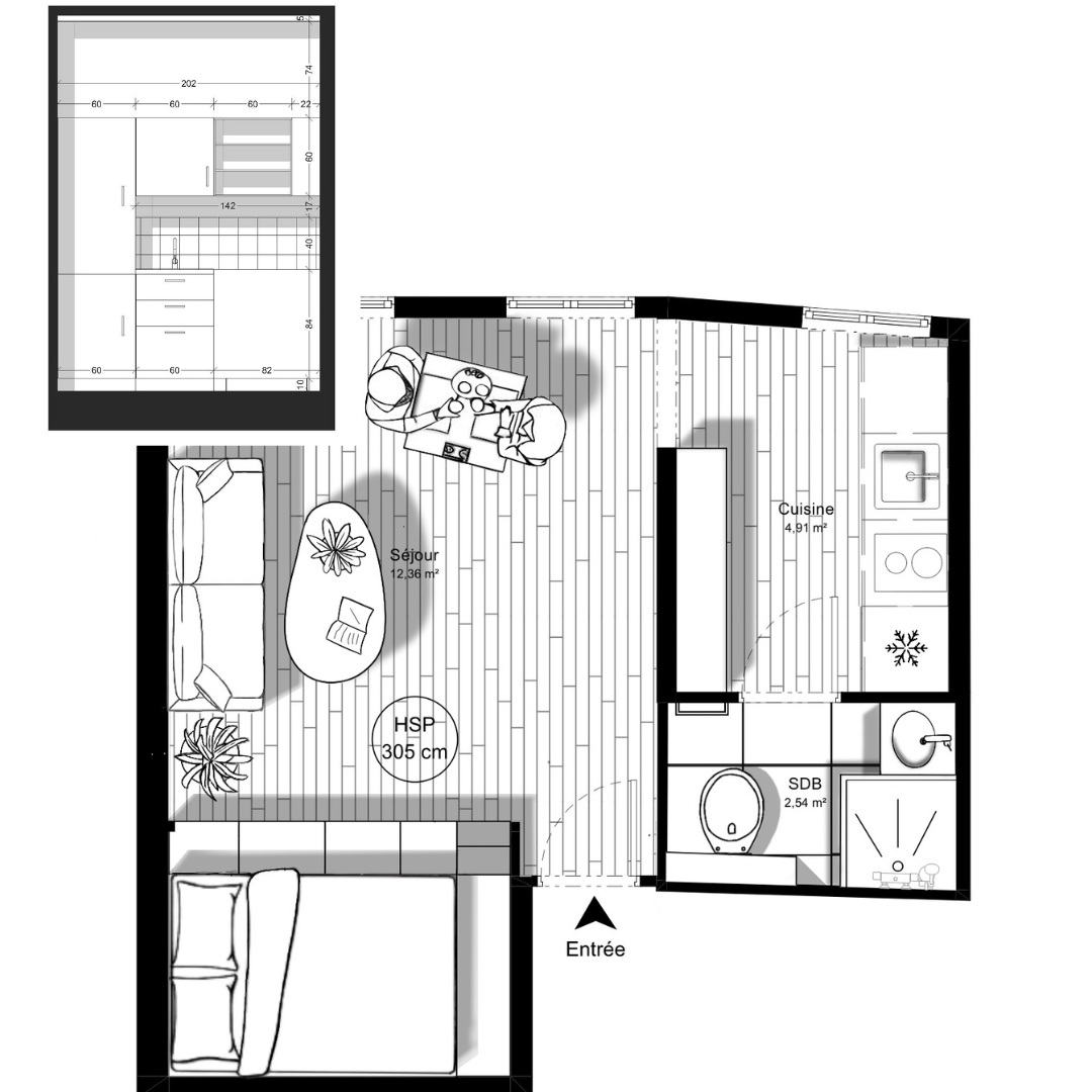 Plan architecte