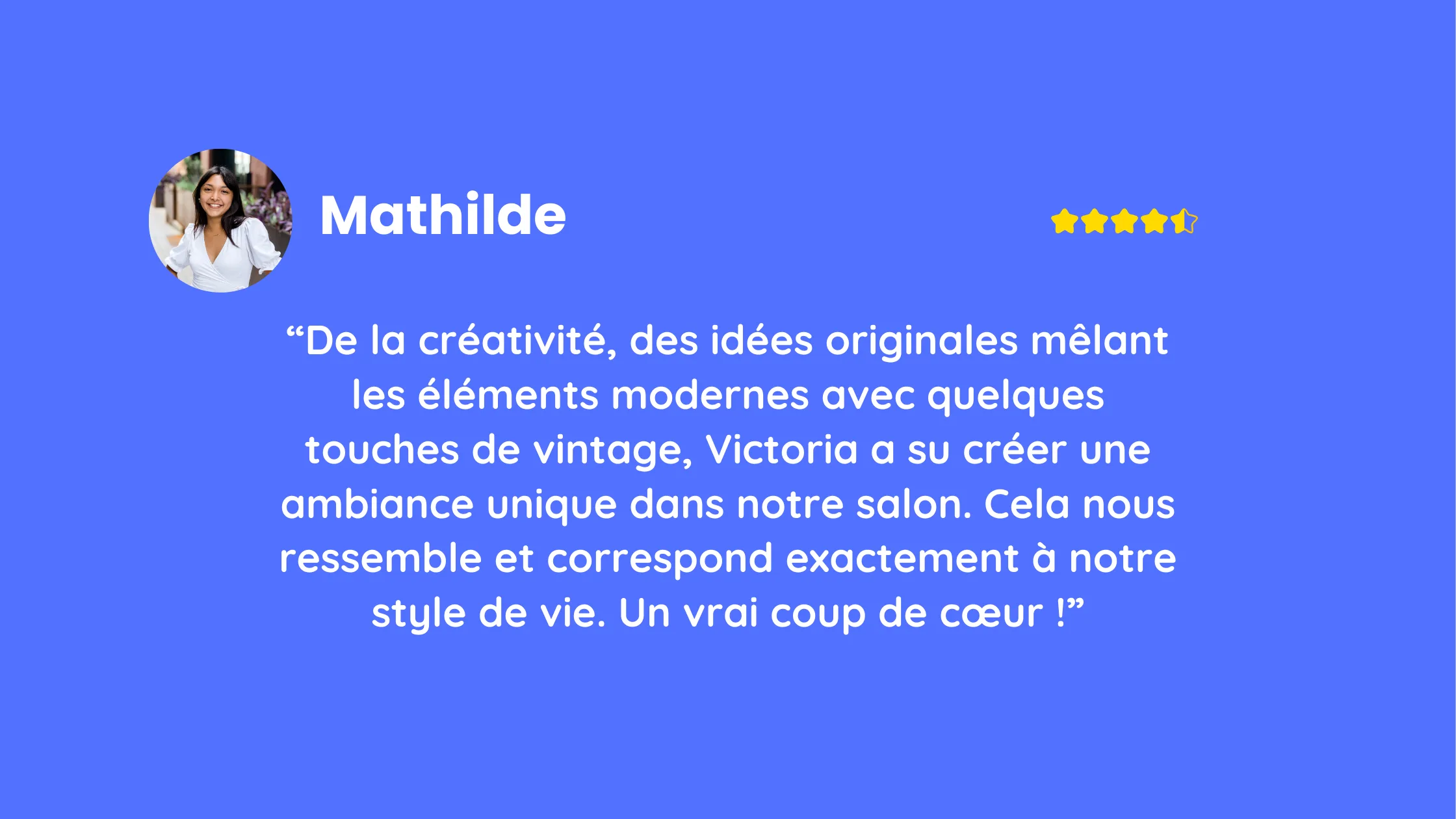 Avis client Mathilde Marseille