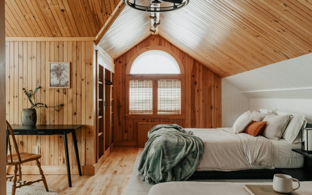 sublimer son plafond chambre bois