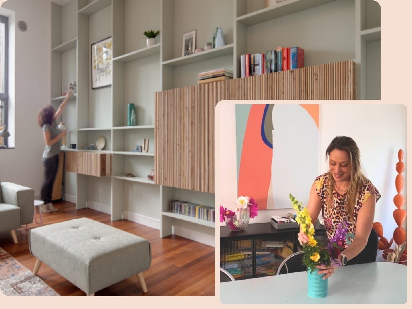 Architecte transformation salon rangement La Ciotat