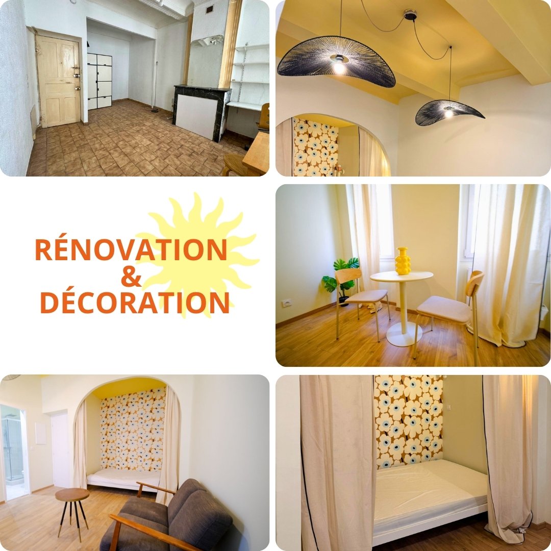 Rénovation décoration appartement côte d'azur 