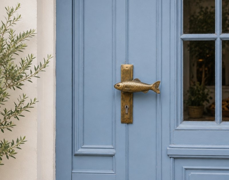 Rénovation porte poignée décoration